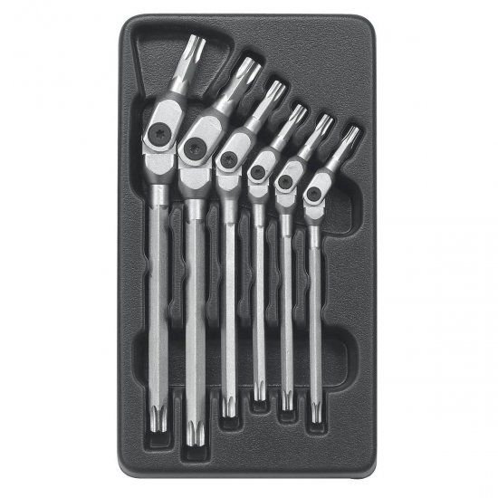 Wylaco Supply Gearwrench Torx Flex Key Set, Satin Finish